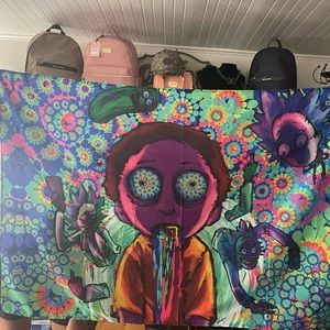 Rick and Morty cloth poster